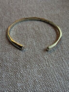 Kendra Scott Gold Open Hexagon-Edge Cuff Bracelet diamond accents